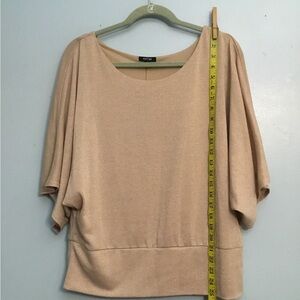 Apt. 9 Beige Batwing Sleeve Blouse